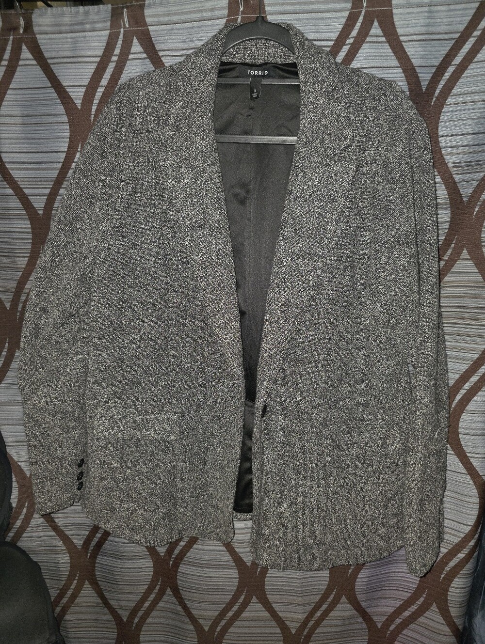 torrid Charcoal Boucle Blazer